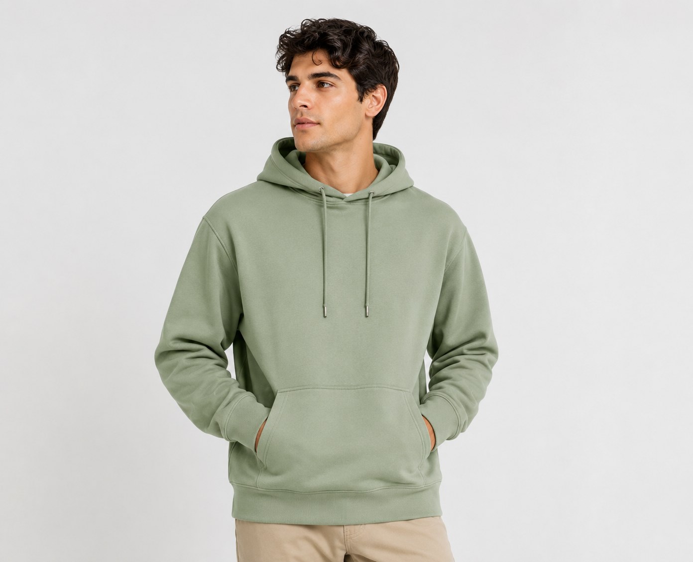 Pullover Hoodie — Sage Green